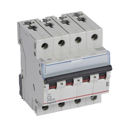 Legrand TX3 circuit breaker Miniature circuit breaker Type C 4