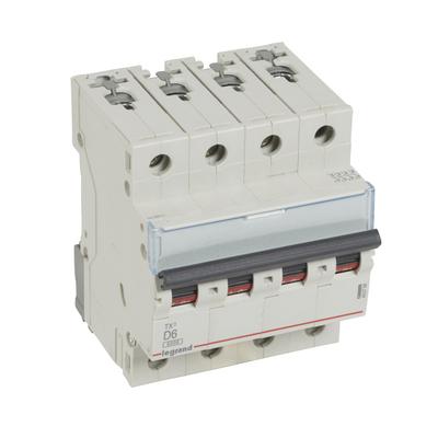 Legrand TX3 circuit breaker Miniature circuit breaker Type D 4