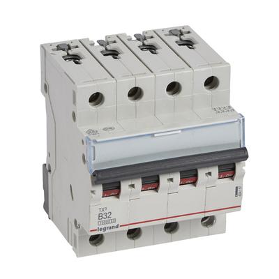 Legrand TX3 circuit breaker Miniature circuit breaker Type B 4
