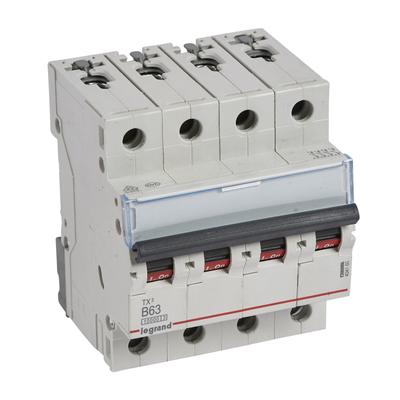 Legrand TX3 circuit breaker Miniature circuit breaker Type B 4