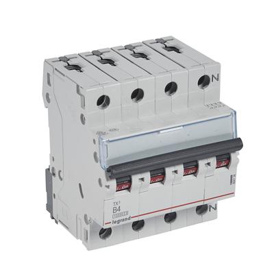 Legrand TX3 circuit breaker Miniature circuit breaker Type B 4