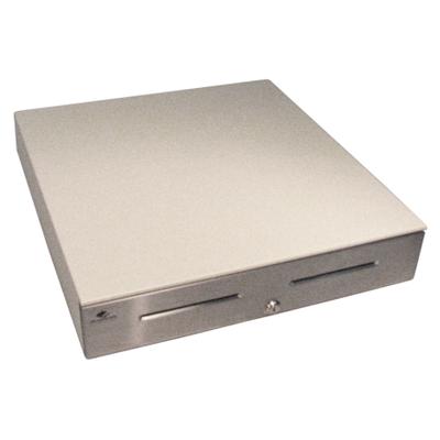 apg Solutions Heavy-Duty Point of Sale Cash Drawer | Series 4000 JD320-CW1820-C - USD 5 Bill - 5 Coin - 2 Media Slot - Stainless Steel, Steel - Cloud White - 4.2" Height x 18.8" Width x 20" Depth