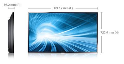 Samsung MD55B Digital signage flat panel 139.7 cm (55") 350 cd/m² Full HD Black Linux