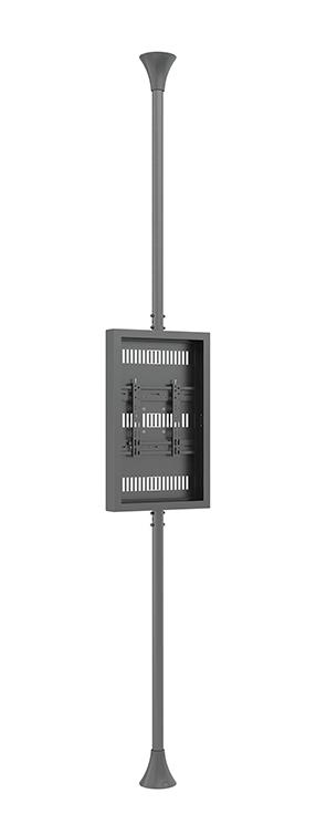 Multibrackets M Pro Series - Enclosure 32" Floor to Ceiling Small Black