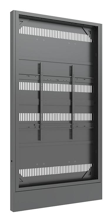 Multibrackets M Pro Series - Enclosure 98" Totem Covered Floormount Black