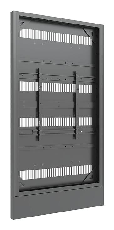 Multibrackets M Pro Series – Enclosure Totem Covered 86†Floormount Black