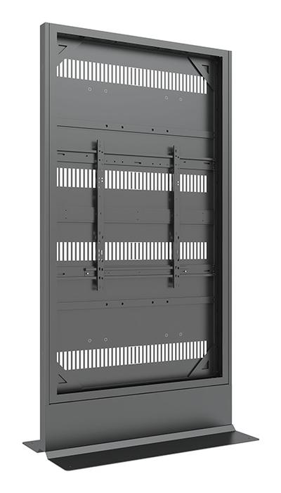 Multibrackets M Pro Series - Enclosure 86" Totem Covered Floorbase Black