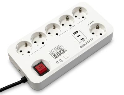 Salicru SPS SAFE MASTER+ White 6 AC outlet(s) 230 V 1.4 m