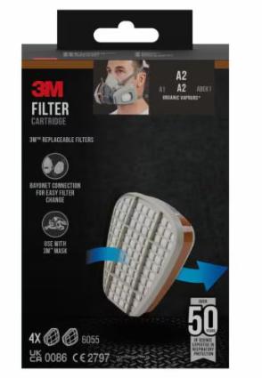 3M 6055 Combination cartridge 4 pc(s)