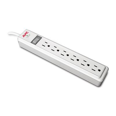 APC P66 surge protector White 6 AC outlet(s) 120 V 1.8 m