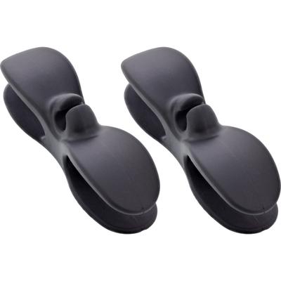 InLine 59971D cable organizer Universal Cable holder Black 2 pc(s)