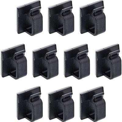 InLine 59971E cable organizer Universal Cable hook Black 10 pc(s)