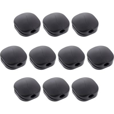 InLine 59971M cable organizer Universal Cable clip Black 10 pc(s)