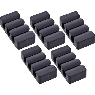 InLine 59971J cable organizer Universal Cable clip Black 5 pc(s)