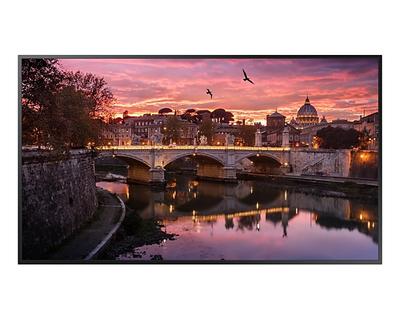 Samsung QB43R-B Digital signage flat panel 108 cm (42.5") LED Wi-Fi 350 cd/m² 4K Ultra HD Black Built-in processor Tizen 4.0