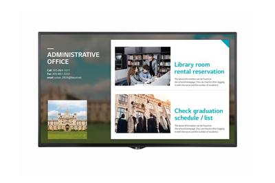 LG 55SE3KE-B Digital signage flat panel 139.7 cm (55") LED 350 cd/m² Full HD Black 18/7