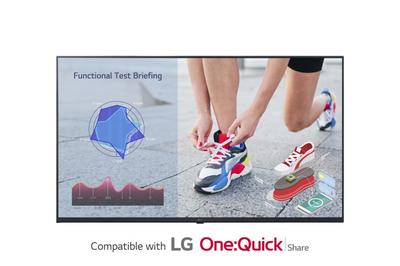 LG 43UL3J-N Digital signage flat panel 109.2 cm (43") LCD Wi-Fi 300 cd/m² 4K Ultra HD Blue WebOS 16/7