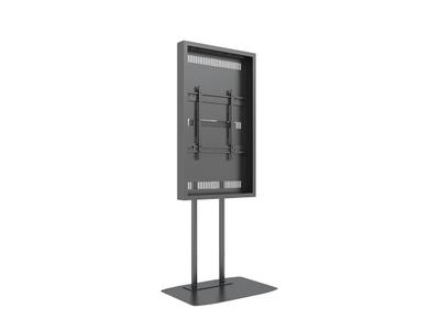 Multibrackets M Pro Series - Enclosure 55" Floorbase Dual Pole High Brightness