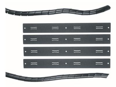 Legrand AV CM-L cable organizer Desk Cable holder Black 8 pc(s)