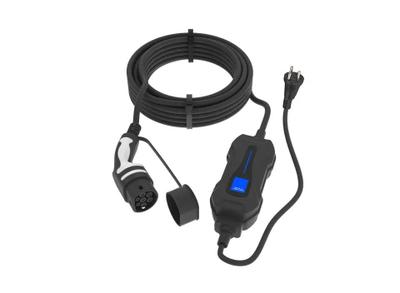 Microconnect Mode 2 EV Charging Cable (Type 2) with Danish Plug - 6A, Single Phase, 5m battery charger