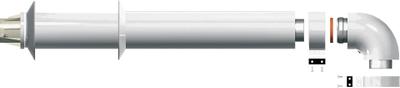 Ariston Horizontal Coaxial Smoke Exhaust Kit 60/100 L1000