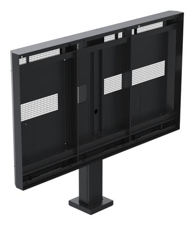 Ergonomic Solutions SpacePole Digital Signage Outdoor triple menu board OH55DX (with flange cover)