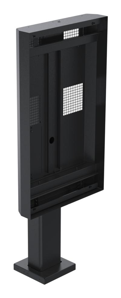 Ergonomic Solutions SpacePole Digital Signage Outdoor single menu board OH55DX (with flange cover)