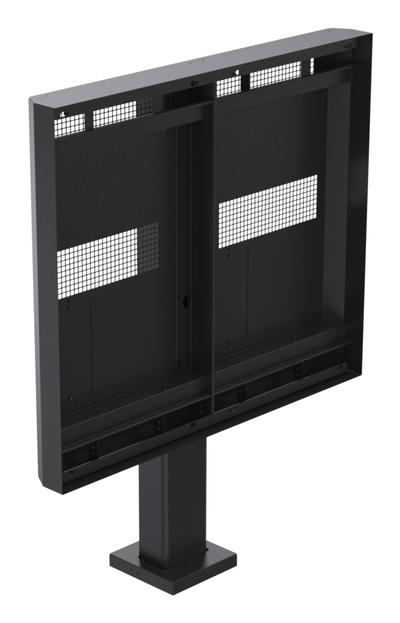 Ergonomic Solutions SpacePole Digital Signage Outdoor dual menu board OH55DX (with flange cover)