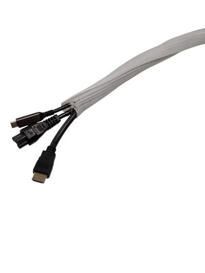 Microconnect Self-wrap cable sleeve Diameter:ø18mm Roll length:50m, white