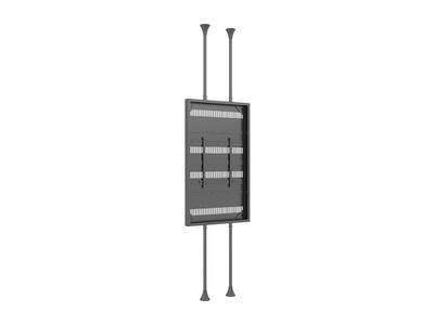 Multibrackets M Pro Series - Enclosure 86" Dual Pole Floor to Ceiling L Black