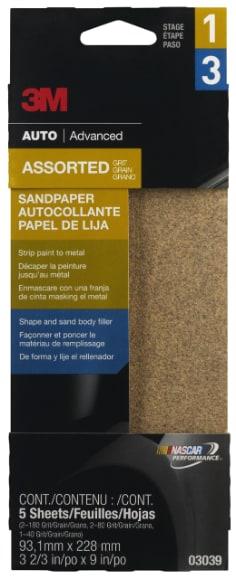 3M 60455057574 manual sanding supply Sanding sheet Multiple (kit)