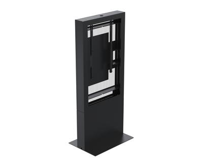 Ergonomic Solutions SpacePole Digital Signage Samsung OM55" freestanding kiosk (window)