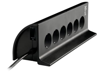 Trust Surge Guard Deluxe PW-3700 Black 6 AC outlet(s) 220 V