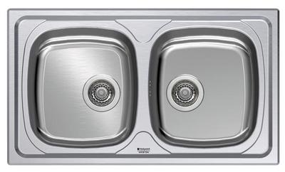 Hotpoint SN 86M2 (X) HA kitchen sink Steel