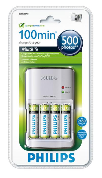 Philips MultiLife Battery charger SCB5380NB/12
