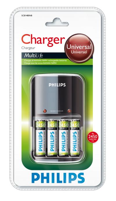 Philips MultiLife SCB1480NB Battery charger