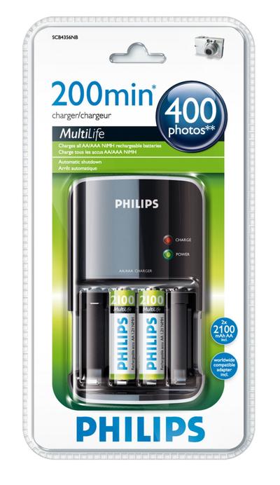 Philips MultiLife SCB4356NB Battery charger