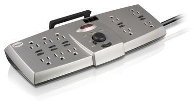 Philips SPP7344WA Resettable 10 outlets Surge protector