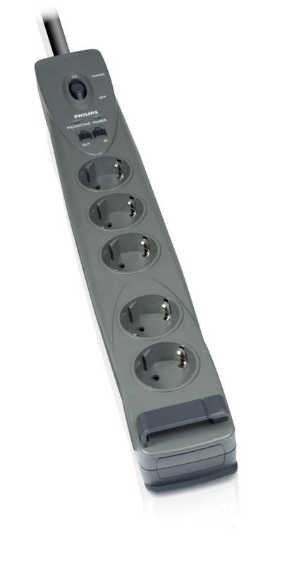 Philips SPN6520/10 surge protector Black 5 AC outlet(s) 1.4 m