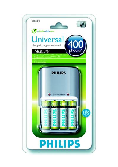 Philips MultiLife Universal charger SCB3030NB/12