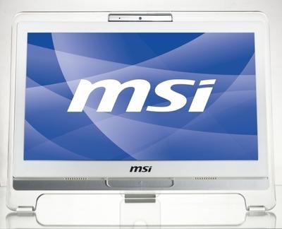 MSI Wind Top AE1900 Intel Atom® 47 cm (18.5") 1366 x 768 pixels 1 GB DDR2-SDRAM 160 GB Intel® GMA 950 White