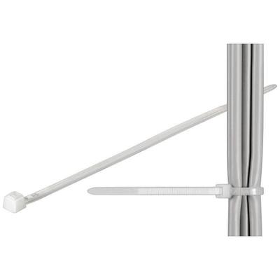 Techly Cable Tie Nylon Patch 368x4.8 mm 100pcs White ISWT-36848-GY