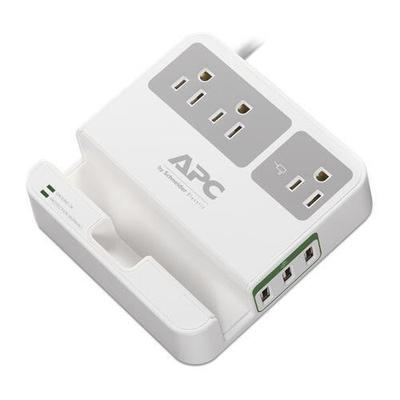APC P3U3 surge protector Grey, White 3 AC outlet(s) 120 V 1.83 m