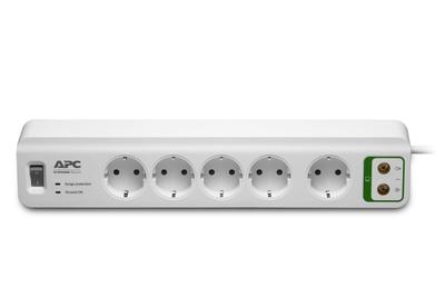 APC PM5V-GR surge protector White 5 AC outlet(s) 230 V 1.83 m
