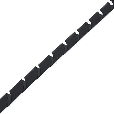 InLine Spiral Wrapping Band 10m, black, 10mm