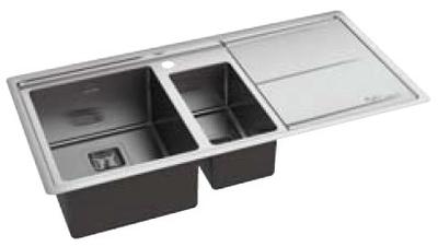 Whirlpool FS 1051 IXL kitchen sink Top-mounted sink Rectangular Stainless steel