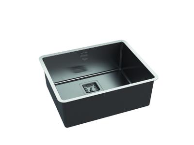 Whirlpool FSU 5040 IX Undermount sink Rectangular Stainless steel