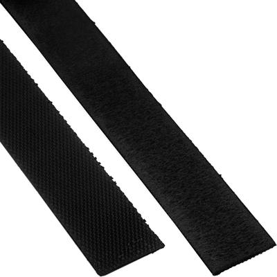 InLine Cable Ties with hook-and-loop fastener band 16mm black 10m