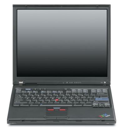 Lenovo ThinkPad T41 35.8 cm (14.1") 0.5 GB DDR-SDRAM 40 GB AMD Mobility Radeon 7500 Windows XP Professional AZERTY