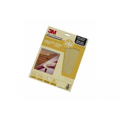 3M SandBlaster Abrasive sheet Fine grit P240 3 pc(s)